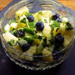 Salted Pineapple and Basil Salad