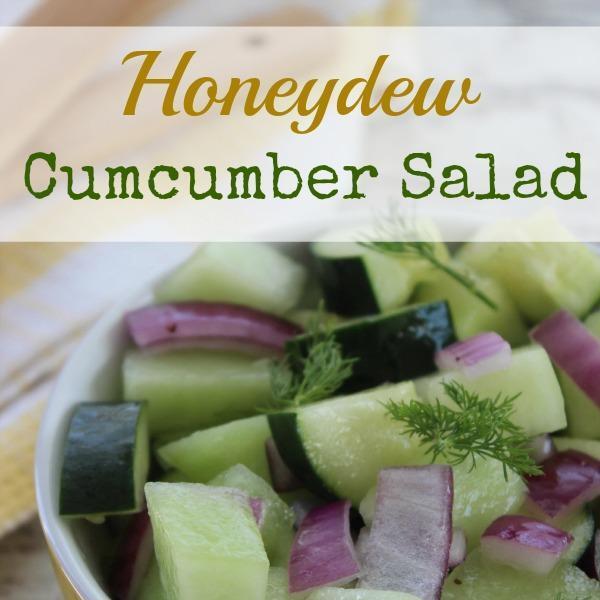 Honeydew Cucumber Salad