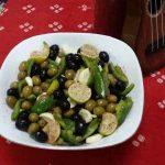 Mixed Olives And Garlic Salad