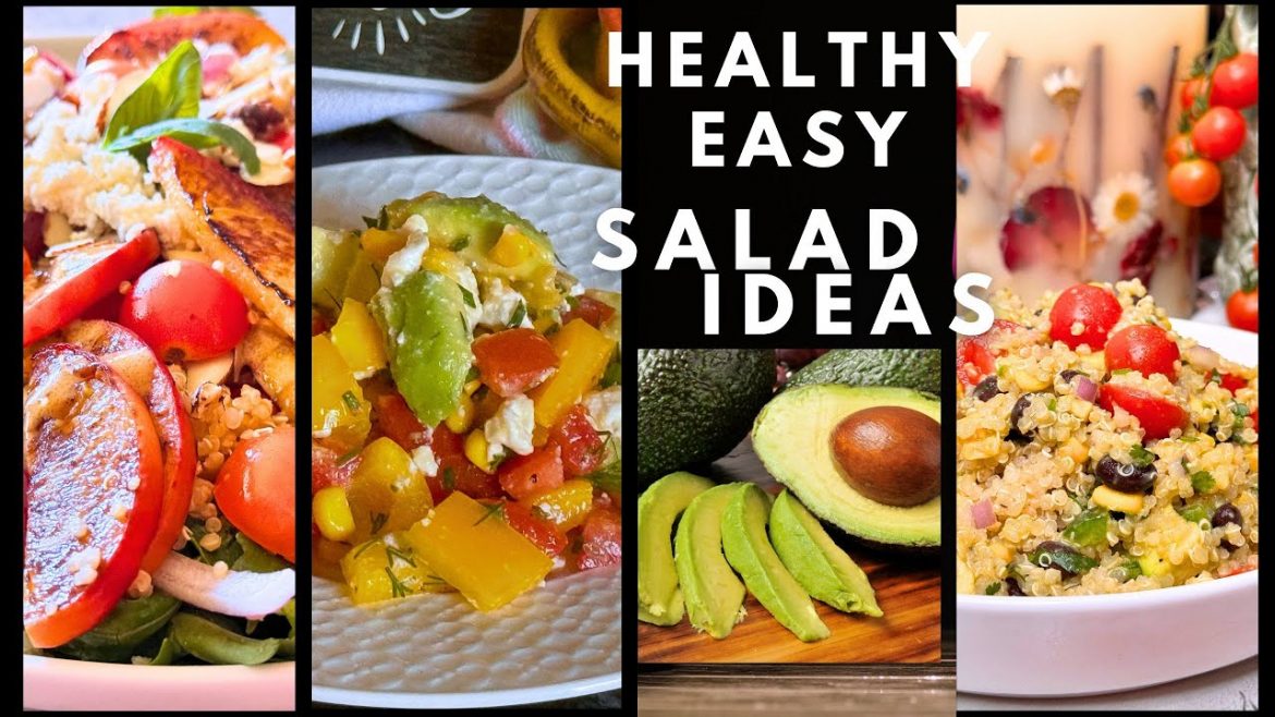Healthy Easy (Vegan) Salad Ideas! You Will Never Tired of Eating .