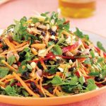 Watercress, carrot & capsicum salad
