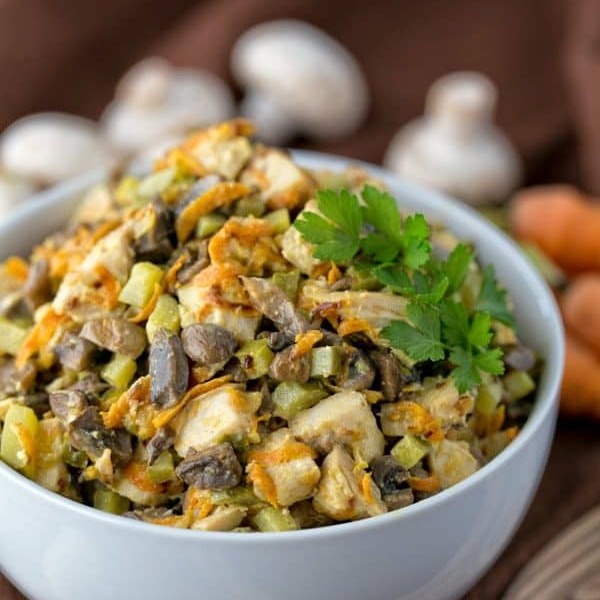 Chicken and Mushroom Wedding Salad
