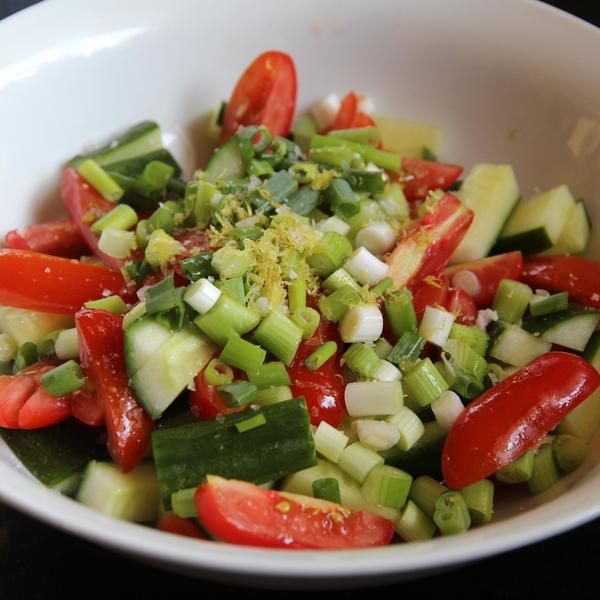East Indian Chopped Vegetable Salad