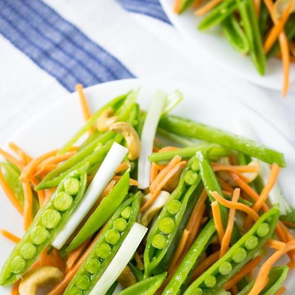 Cashew Sesame Snap Pea Salad