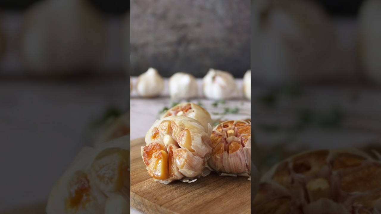 How to Make Roasted Garlic with just 2 Ingredients Easy Salad Recipes