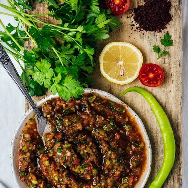 Turkish Spicy Ezme Salad