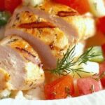 Grilled Chicken With Greek Tomato Salad