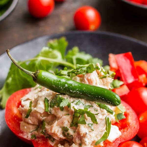 Spicy Tuna Salad with Bell Peppers