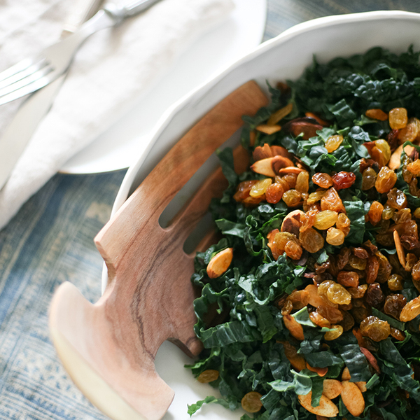 Recipe // golden sumac kale salad for fall