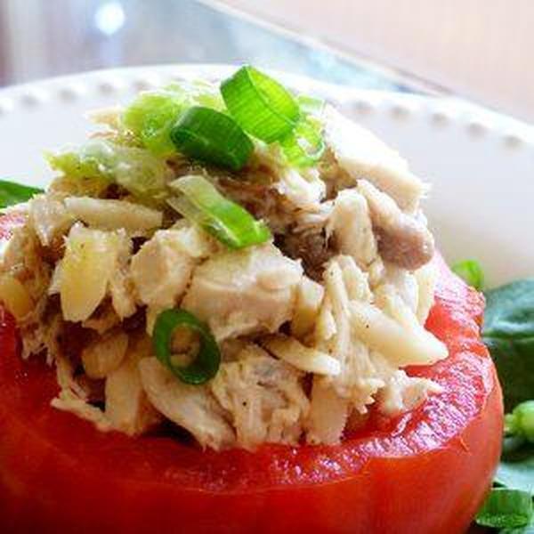 Apricot Chicken Salad with Blanched Almond