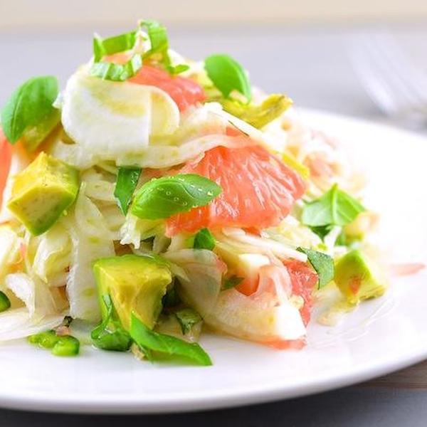 Raw Fennel Salad with Grapefruit (vegan)