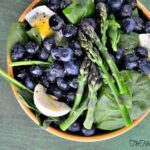 Blueberry, Asparagus And Spinach Salad {Gluten-Free, Dairy-Free, Vegetarian}