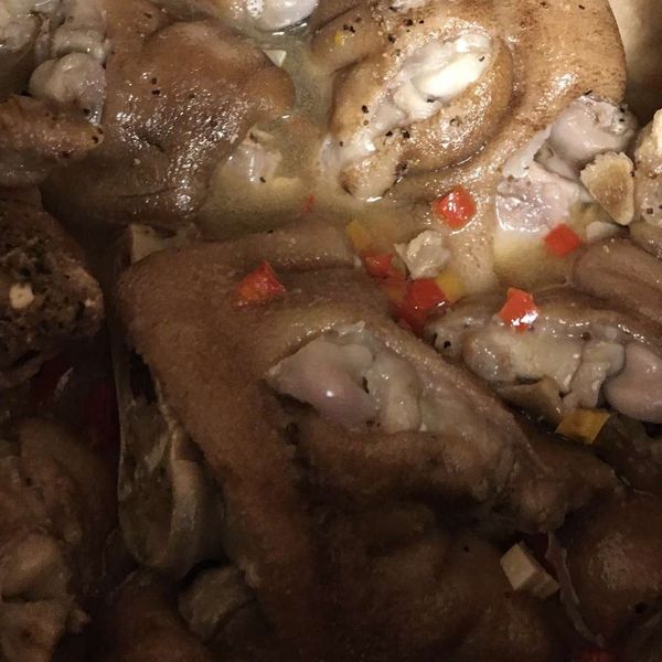 Mom’s New Years Pigs Feet