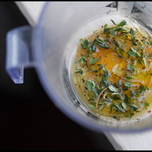Carrot, Radish and Arugula Salad with Thyme Vinaigrette