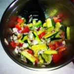 Cooked Zucchini Salad