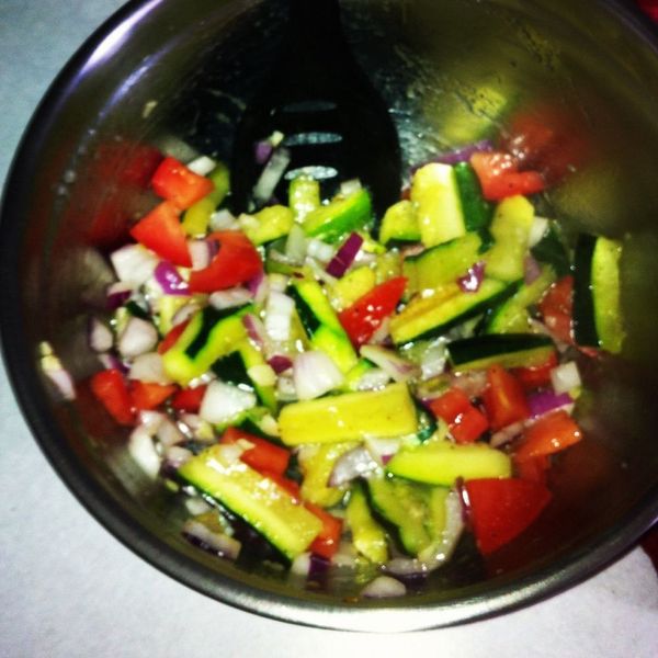 Cooked Zucchini Salad