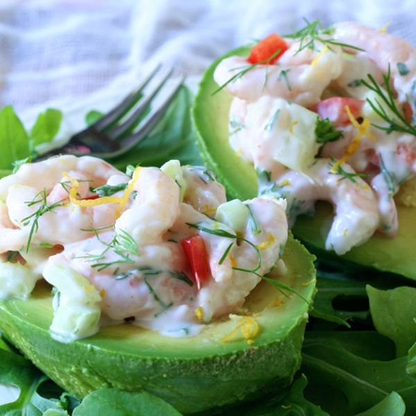 Shrimp Salad – Stuffed Avocados