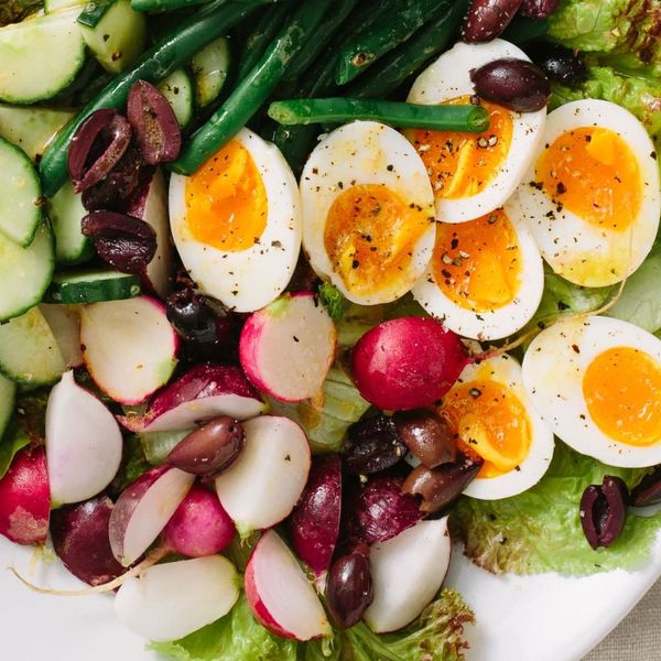 Summery Salmon Niçoise Salad