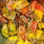 Walnut Sage Heirloom Tomato Salad