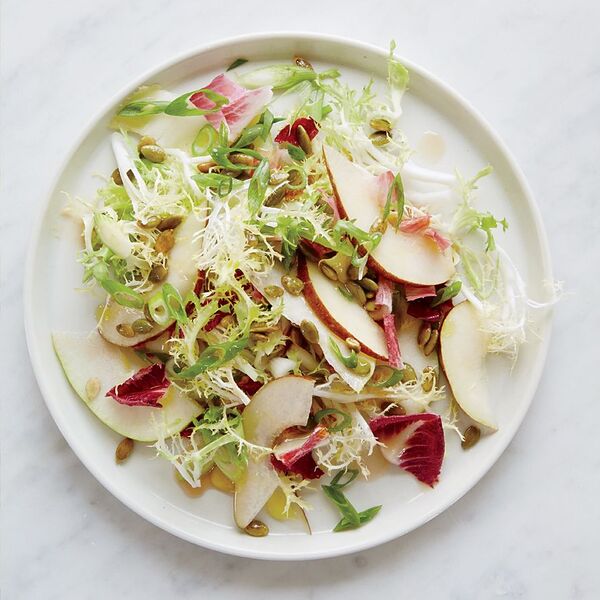 Endive Salad with Pears and Pumpkin Seeds