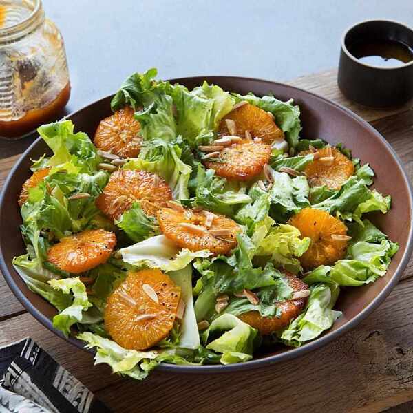 Burnt Orange & Escarole Salad