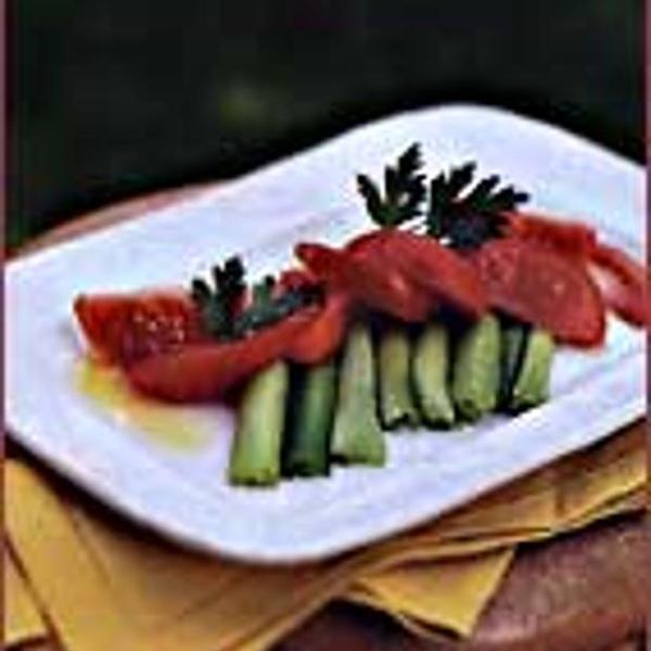 Summertime Tomato And Leek Salad