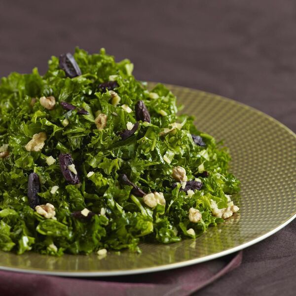 Kale Salad with Preserved Lemon & Walnuts
