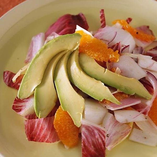 Belgian Endive Salad With Tangelos & Avocado
