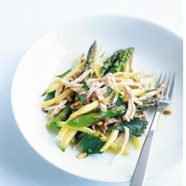 Smoked Chicken Salad With Pine Nut Dressing
