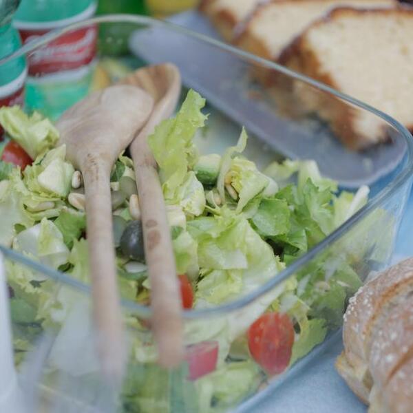 Tomato, Avocado and Escarole Salad