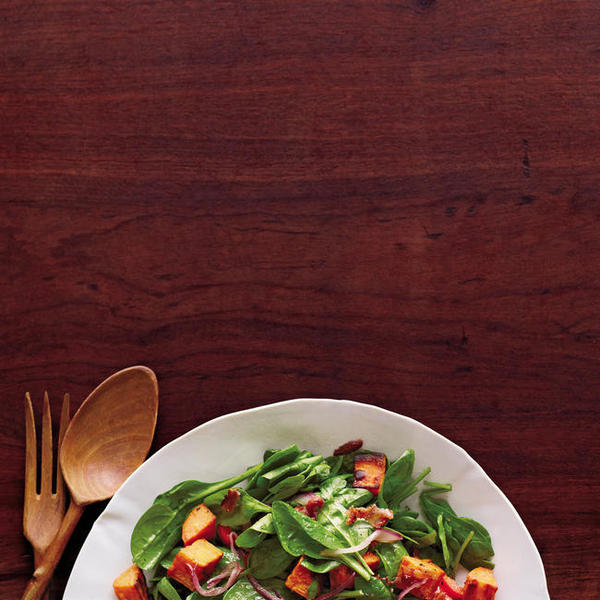 Spinach and Sweet Potato Salad