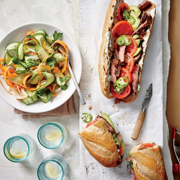 Shaved Carrot, Cucumber, and Sweet Onion Salad