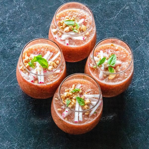 Basil Watermelon Gazpacho