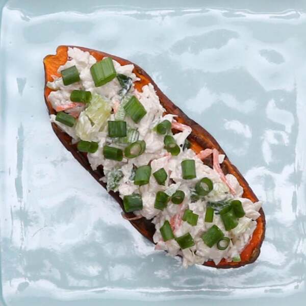 Chicken Salad Sweet Potato Toast Recipe