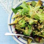 Zucchini & pine nut salad