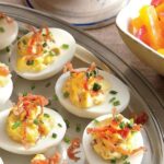 Muffuletta Deviled Eggs