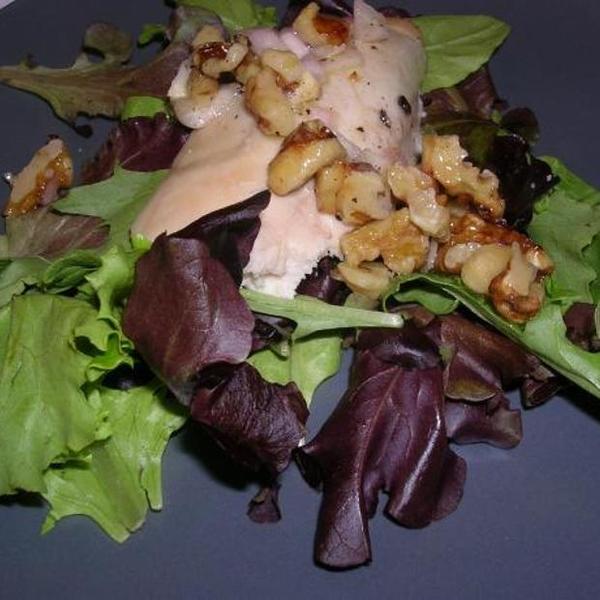 Roast Garlic Chicken And Walnut Salad
