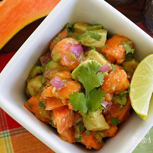 Papaya Avocado Salad