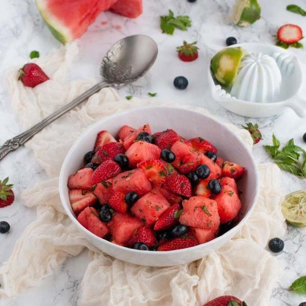 Watermelon Mint Salad