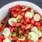 Watermelon and Cucumber Salad