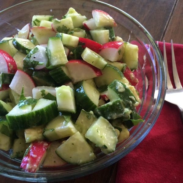 Cucumber Radish Salad