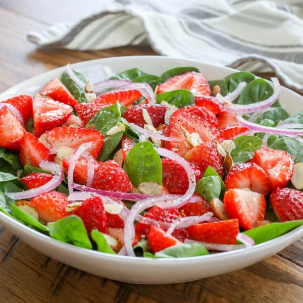 Strawberry Spinach Salad