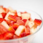 Red Fruit Salad: Grapefruit, Strawberries