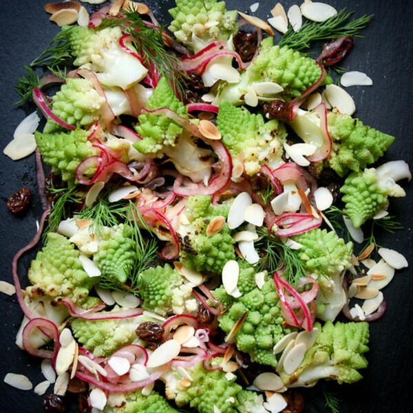Chargrilled Romanesque Cauliflower Salad