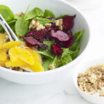 Roasted beetroot and orange salad