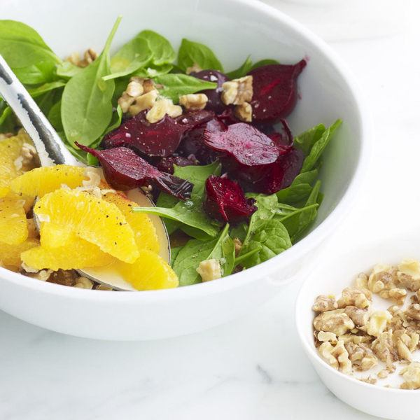 Roasted beetroot and orange salad