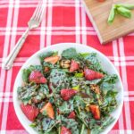Chocolate Covered Strawberry Kale Salad