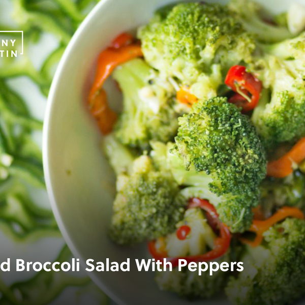 Chilled Broccoli Salad With Peppers