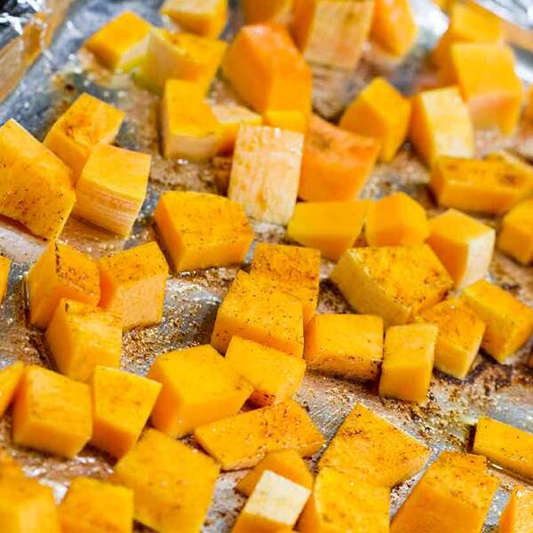 Kale Butternut Squash Salad
