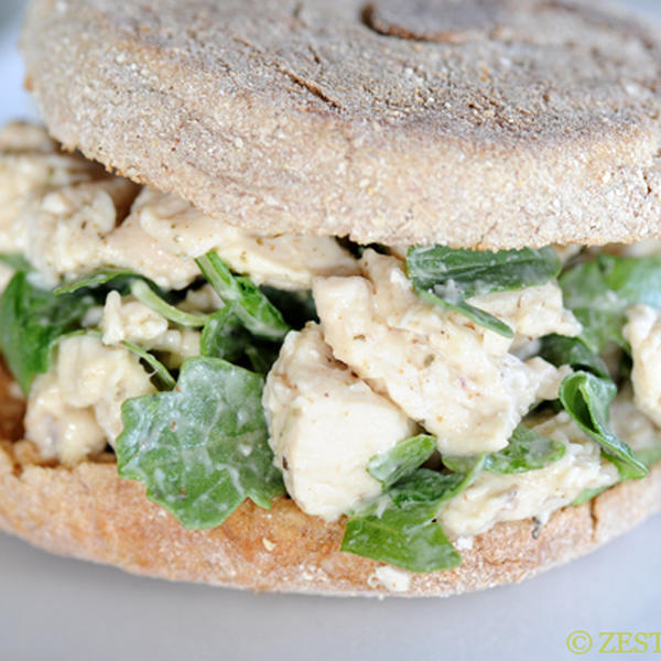 Wine Poached Chicken Salad